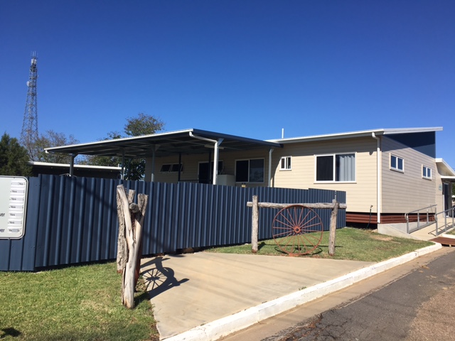 Caravan Park Entrance